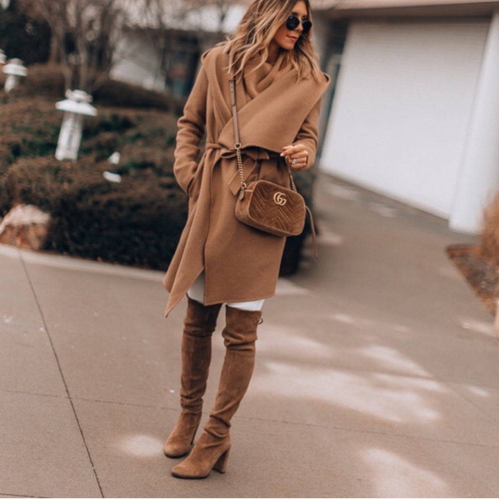 New with tag Soia & Kyo Samia Camel Coat